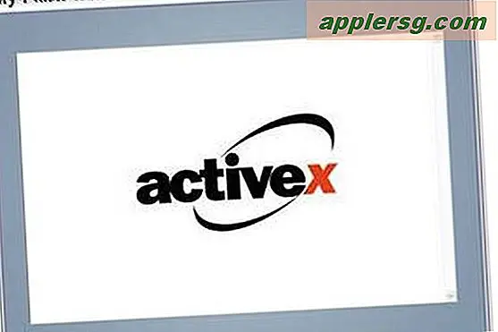 Sådan aktiveres ActiveX-kontrol