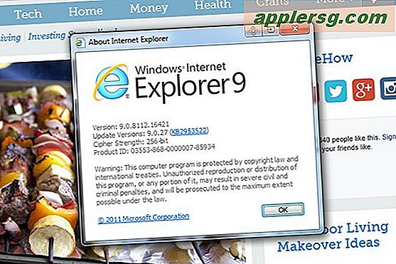Sådan opgraderes Internet Explorer