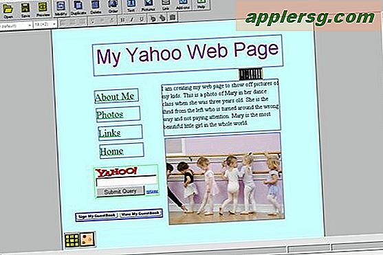 Hvordan bygge et gratis Yahoo-nettsted