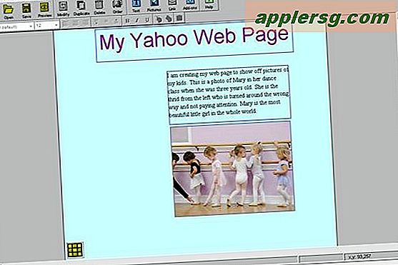 Hvordan bygge et gratis Yahoo-nettsted