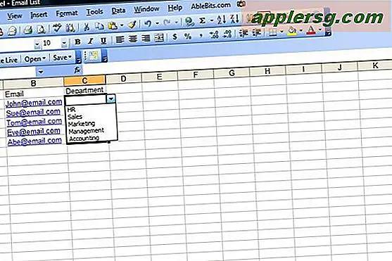 Comment créer des champs déroulants dans Microsoft Excel