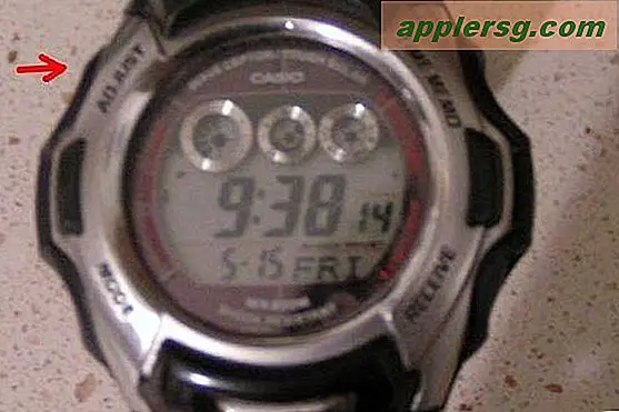 De datum instellen op een Casio-horloge