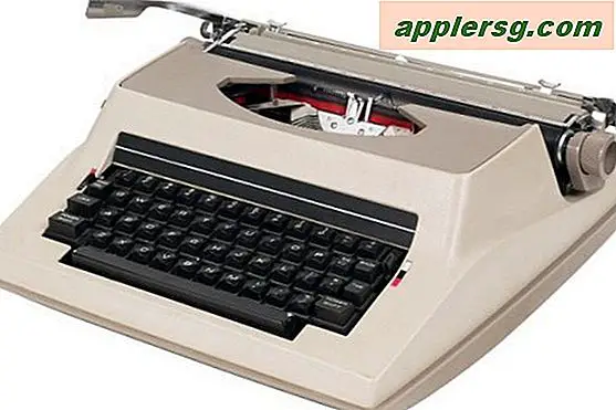 Een schrijfmachine resetten