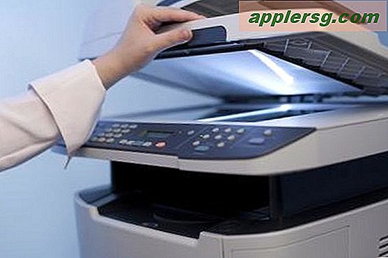 Sådan bruges scanningsfunktionen på en kopimaskine