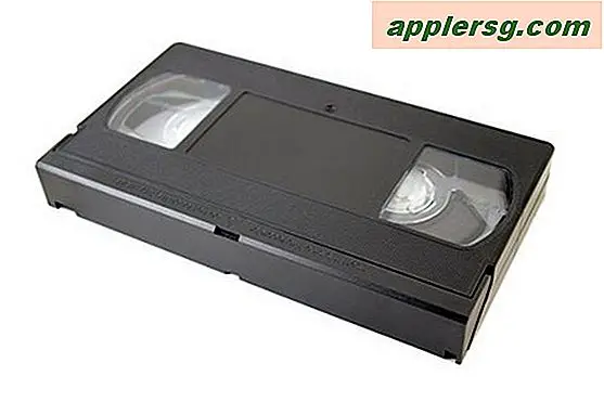 Sådan forhindres, at VHS-bånd optages