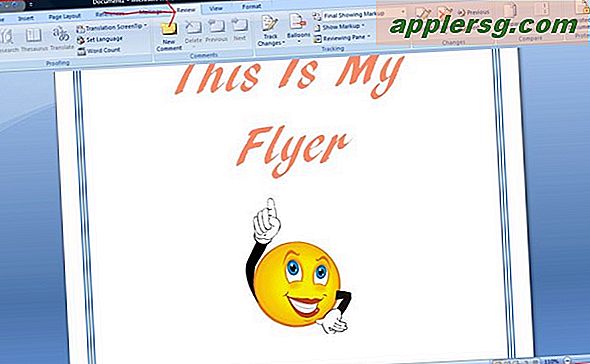 Hoe maak je een flyer op Microsoft Word 2007