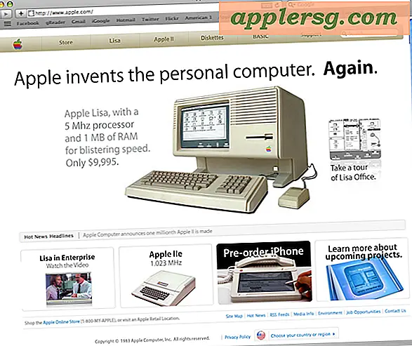 Als Apple.com in 1983 was