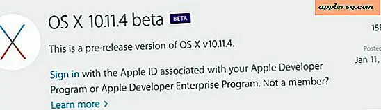 Første Betas af OS X 10.11.4, tvOS 9.2, WatchOS 2.2 Udgivet til Testing