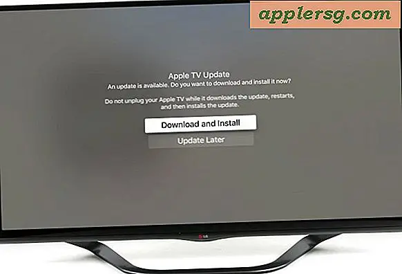 Sådan opdateres Apple TV tvOS Software