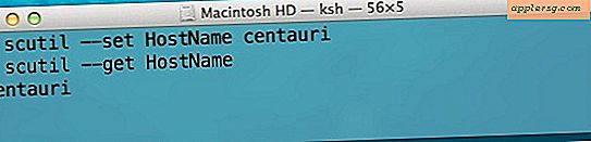 Indstil HostName, Computer Name og Bonjour Name Separately i OS X