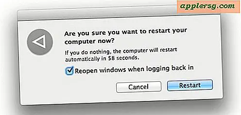 Schakel "Mac Windows opnieuw openen" in Mac OS X volledig uit