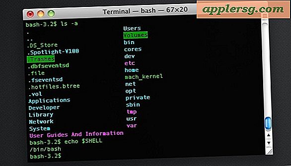 Kleur toevoegen aan de terminal in Mac OS X