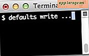 Håll koll på standardinställningar Skriv kommandon som används automatiskt i Mac OS X