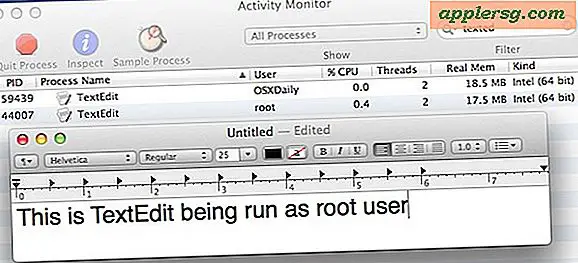 Sådan kører du GUI Apps som root i Mac OS X