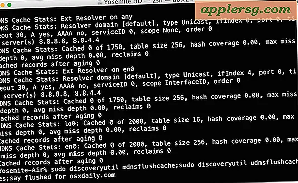 Hur spola DNS Cache i OS X Yosemite med discoveryutil