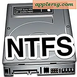 Sådan aktiveres NTFS Write Support i Mac OS X