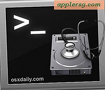Hoe een schijf te controleren (& repareren) vanaf de commandoregel van Mac OS X