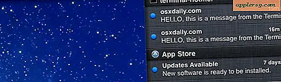 Envoyer une alerte au centre de notifications à partir de la ligne de commande sous OS X