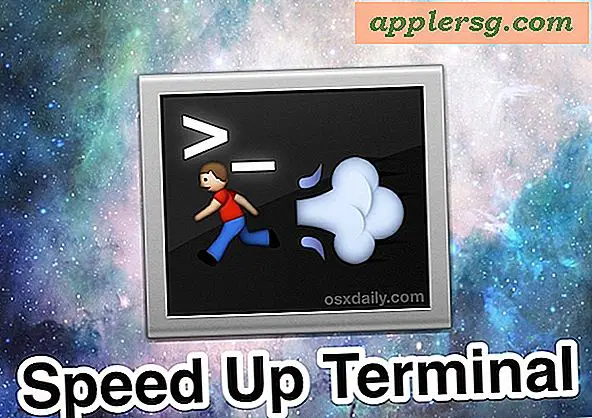 Fremskynde Terminal App i Mac OS X med disse 4 performance tricks