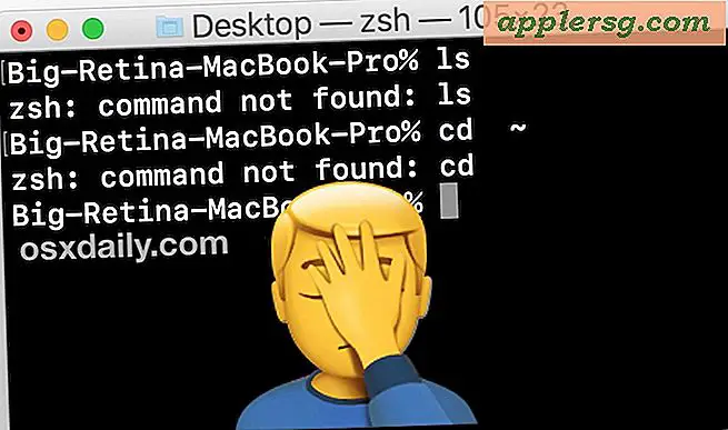 Sådan løses "Kommando ikke fundet" Fejl i Mac Command Line