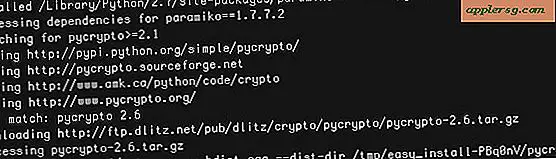 So installieren Sie Paramiko und PyCrypto in Mac OS X ganz einfach