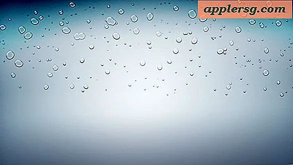 iOS Water Drops Wallpaper voor op het bureaublad