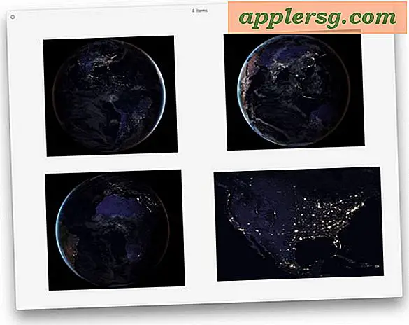 4 superbes fonds d'écran Earth Night Lights de la NASA