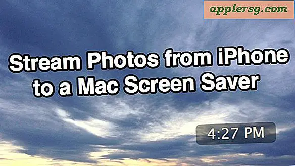 Stream automatisk fotos fra iPhone til en Mac Screen Saver med Photo Stream