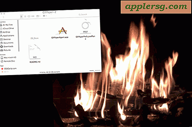 Gebruik een geanimeerde GIF als achtergrond in Mac OS X met GIFPaper