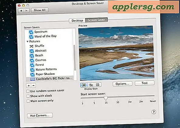 Créez de magnifiques économiseurs d'écran personnalisés à partir d'un flux d'images Flickr