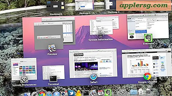 Ändern Sie das Hintergrundbild für die Missionssteuerung in Mac OS X Lion
