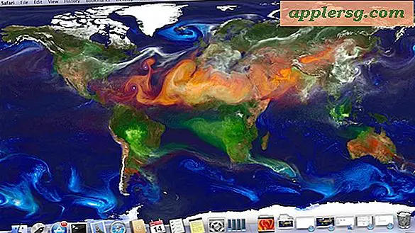 Dit NASA-beeld van Global Aerosols zorgt voor een prachtig behang