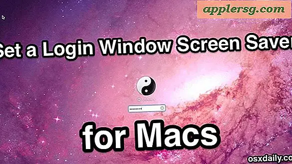 So legen Sie einen Bildschirmschoner für die Ausführung im Anmeldefenster von Mac OS X fest