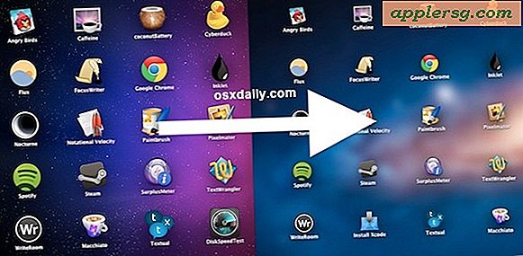 Skift Launchpad Icon Størrelse i Mac OS X Lion fra Large til Small