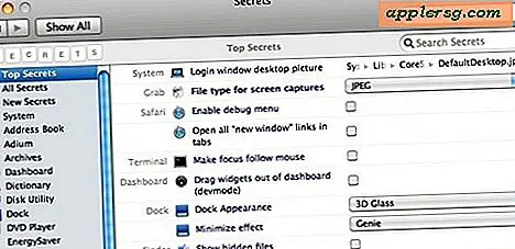 Få adgang til en hel masse skjulte Mac-præferencer med hemmeligheder