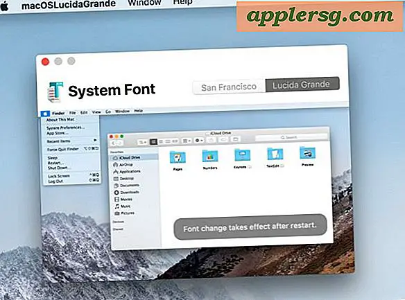 Wie man die MacOS High Sierra System Schriftart zu Lucida Grande ändert
