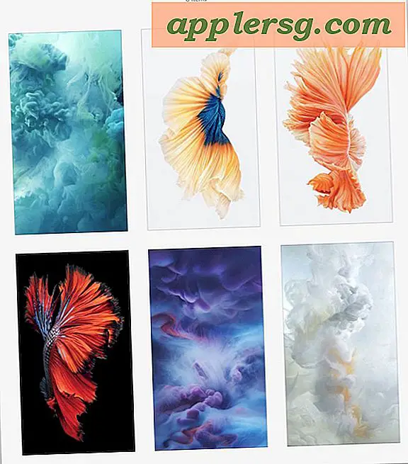 Få de vakre Live Wallpapers fra iPhone 6s som Still Wallpapers