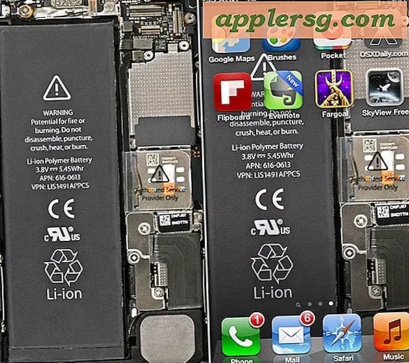 Transparant iPhone 5-achtergrond geeft je röntgenzicht om internals te zien