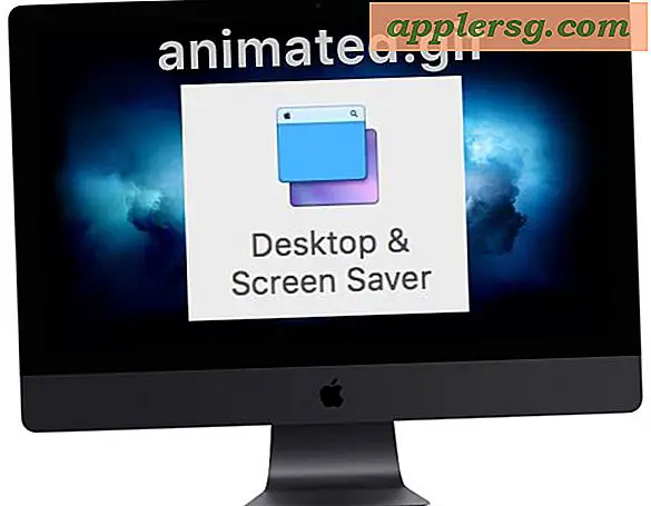 So legen Sie ein animiertes GIF als Bildschirmschoner unter Mac OS fest