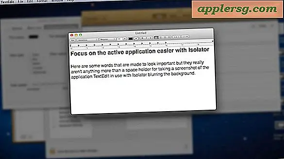 Focus op apps eenvoudiger & achtergrondfilters toepassen met Isolator voor Mac OS X