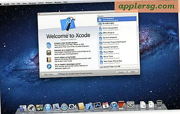 Xcode 4.1 för OS X Lion Released som gratis nedladdning på Mac App Store