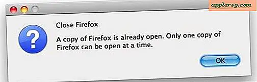 Fix for "Luk Firefox: En kopi af Firefox er allerede åben." Fejl
