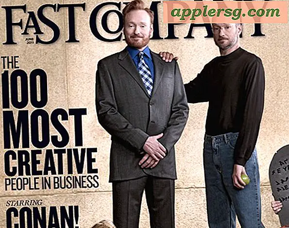 Conan O'Brien kleedt zich aan als Steve Jobs