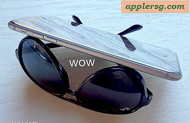 Har du brug for en hurtig iPhone stand?  Brug solbriller
