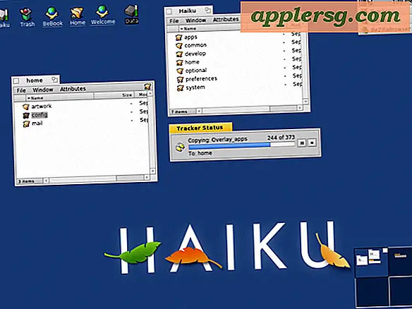 BeOS är Reborn som Haiku Operativsystem, kör BeOS!