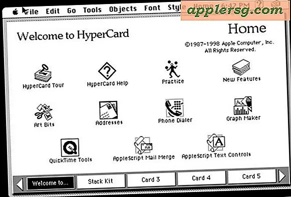 Voer Hypercard uit op Modern Mac OS via de webbrowser