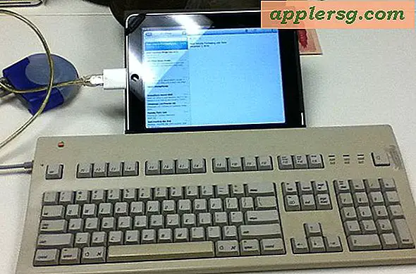 Gebruik een iPad met een oud Apple Extended Keyboard