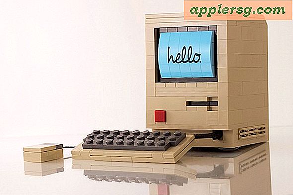 Tjek denne fantastiske LEGO-gengivelse af den originale Macintosh