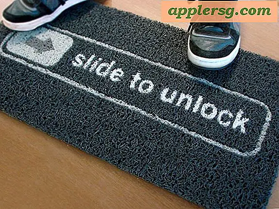The Perfect Apple Fan Dørmåtte: The Slide to Unlock Mat
