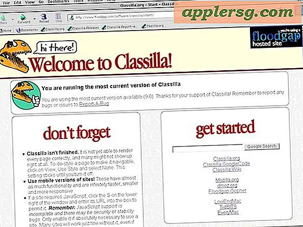 Classilla est un navigateur Web moderne pour Mac OS 9 classique